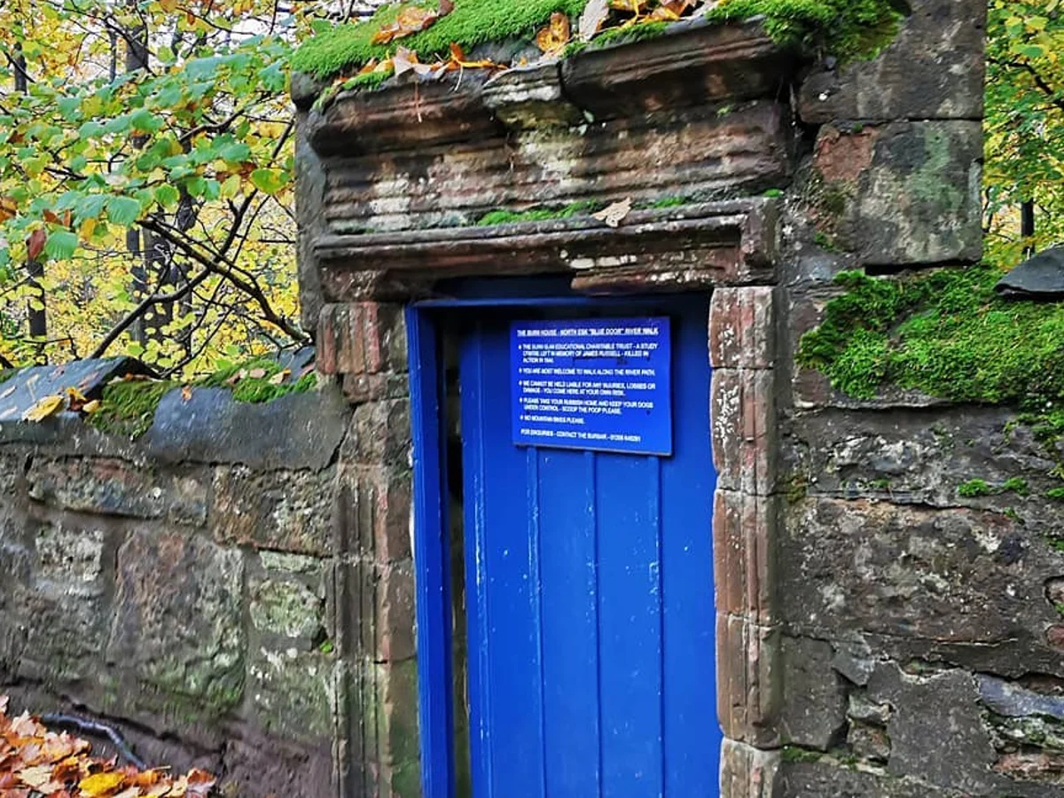 The Mysterious Blue Door at Edzell